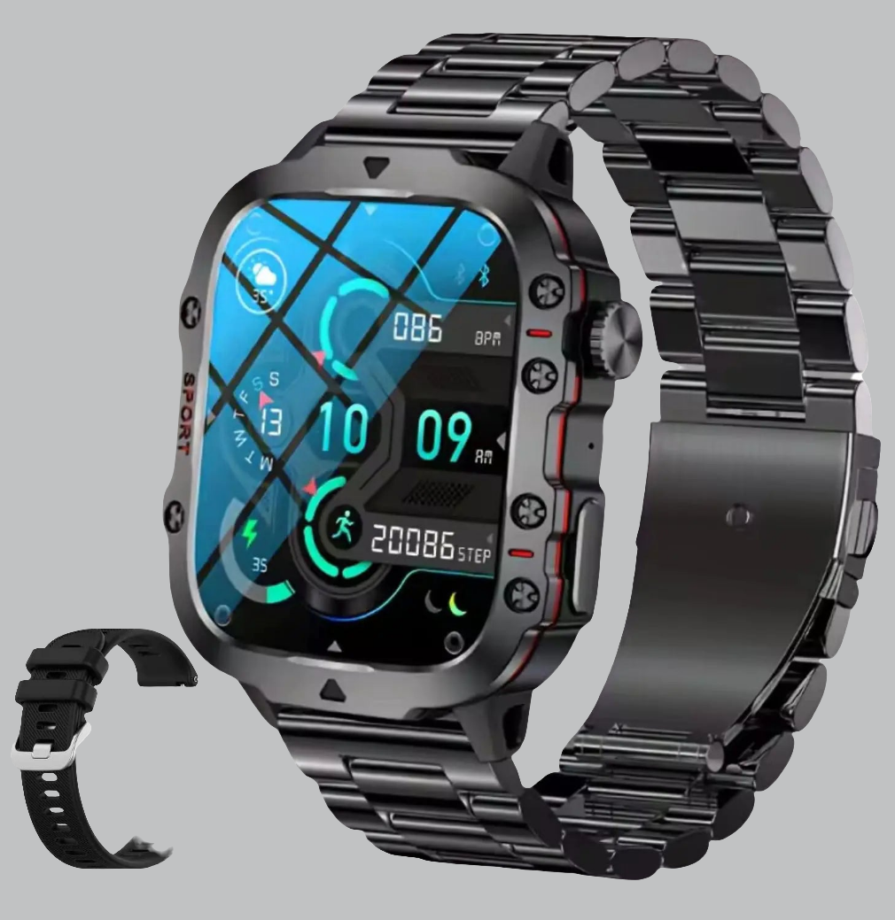 ⌚: DBOGA Smart Watch Men - 1.96" HD Fitness Tracker with 100+ Sports Modes