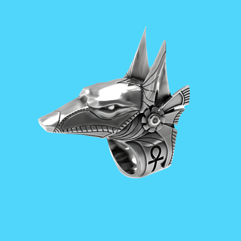 💎: Vintage Egyptian Horus Ring - Stainless Steel Gothic Statement Jewelry
