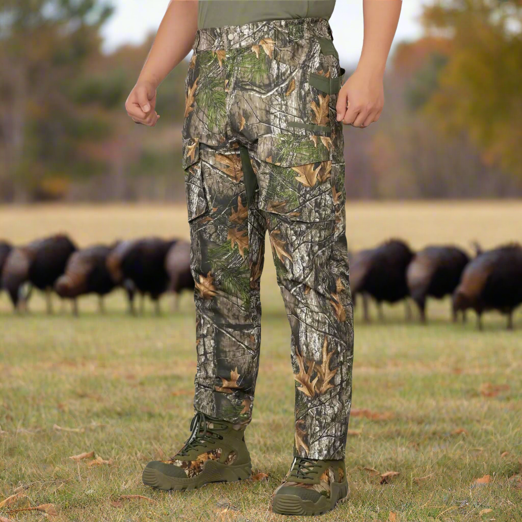 🏹: LOOGU Men's Camo Hunting Pants - Water-Resistant Ripstop with 9 Pockets