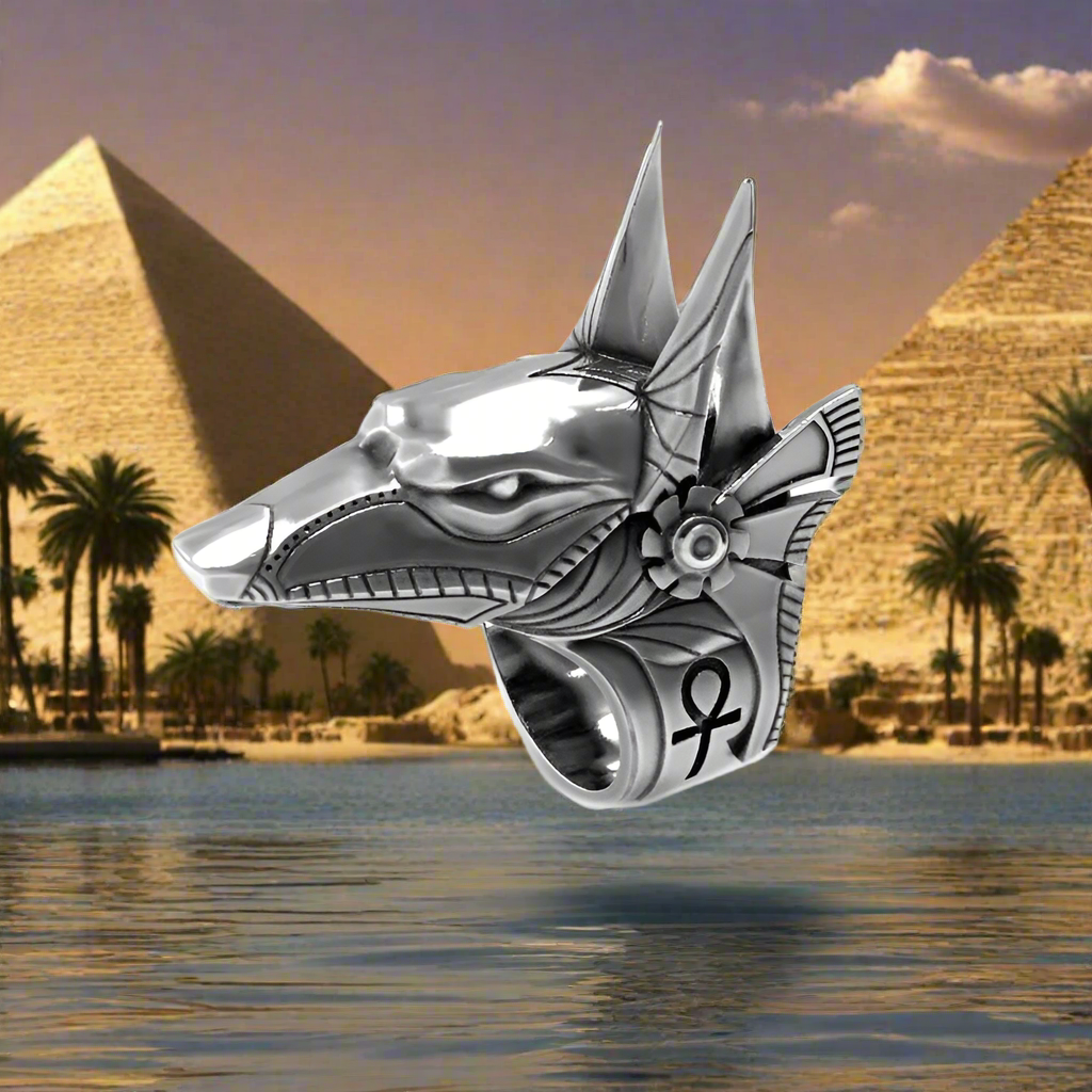 💎: Vintage Egyptian Horus Ring - Stainless Steel Gothic Statement Jewelry