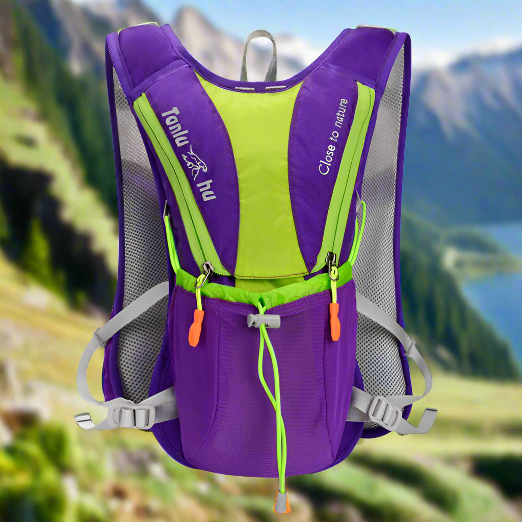 🏃🚴: Hydration Backpack - Dual-Sport Marathon & Cycling Performance Pack