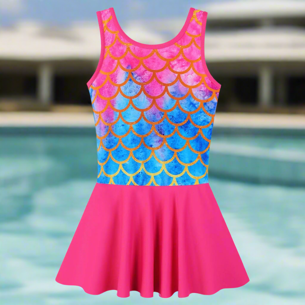 🌺: BAOHULU Toddler Girls Floral Swimsuit - One Piece Dress Swimwear Ages 3-8