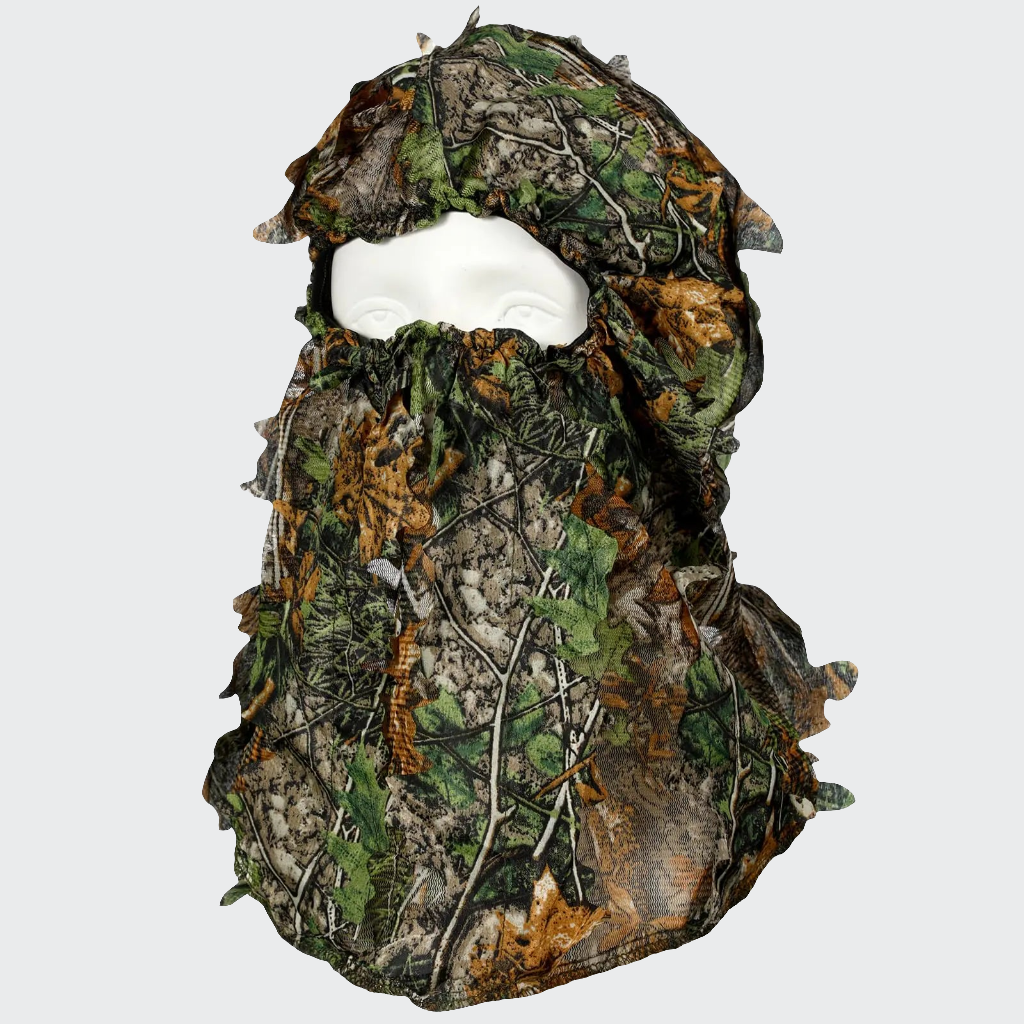 🏹: Geyoga Hunting Face Mask - 3D Leafy Camo Turkey Hunting Lightweight Mesh