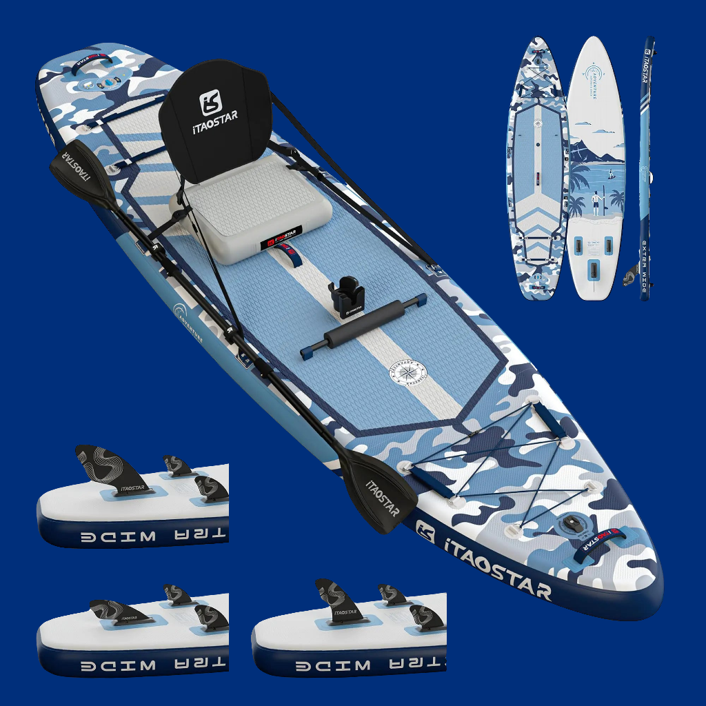 🏄: iTAOSTAR 35" Extra Wide Paddle Board - Premium Inflatable SUP with Complete Accessories