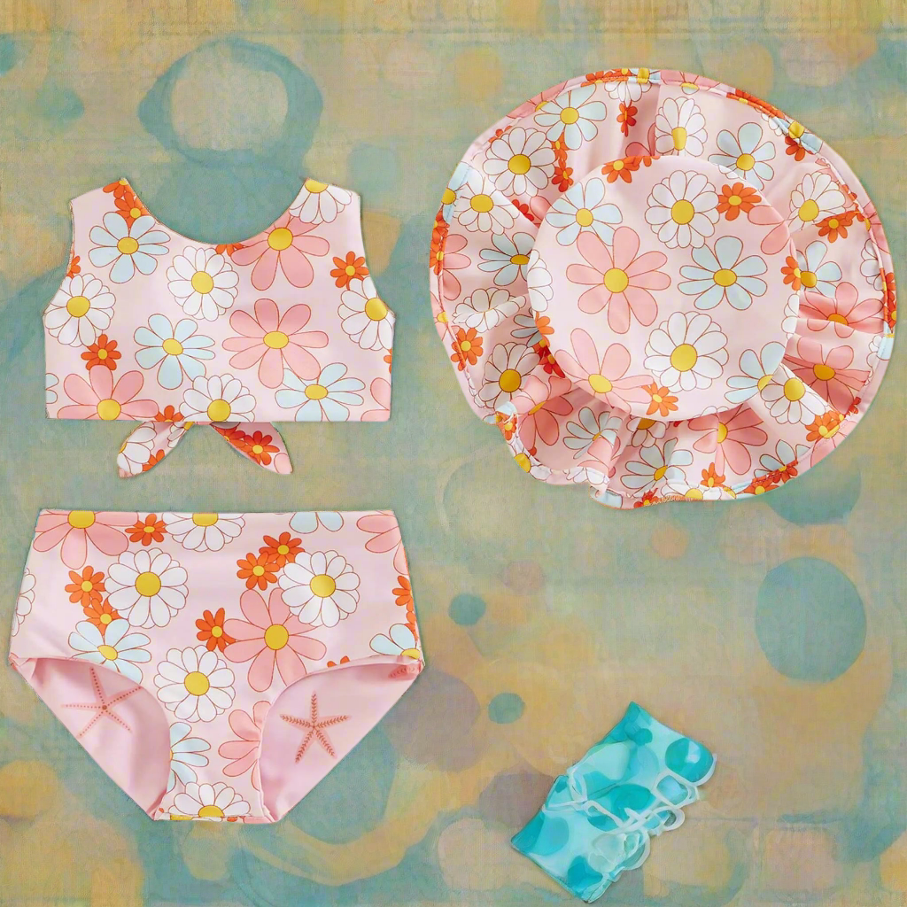 👙: Mubineo Toddler Baby Girl Cute 2PCS Bathing Suit - Bowknot Bikini Swimwear Set