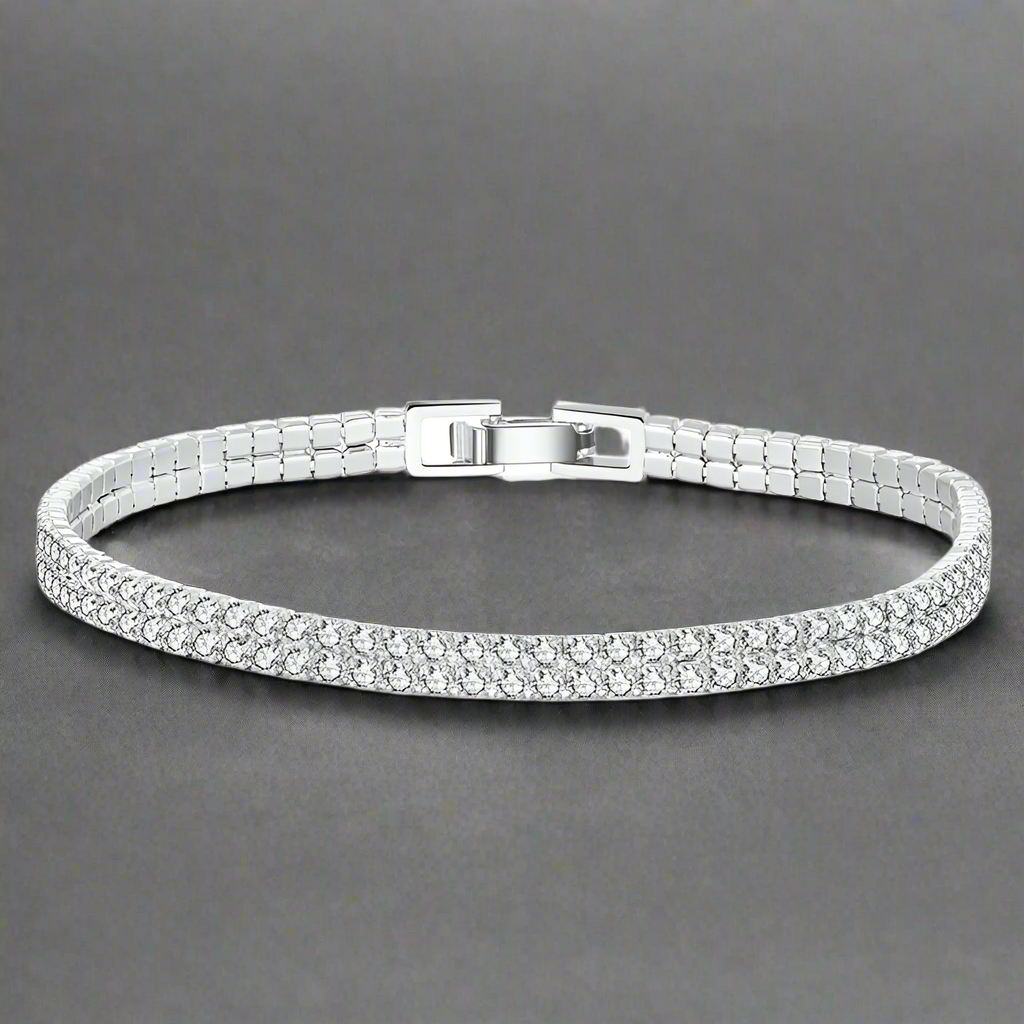 💎: Sterling Silver Bracelet for Women's Fashion Temperament