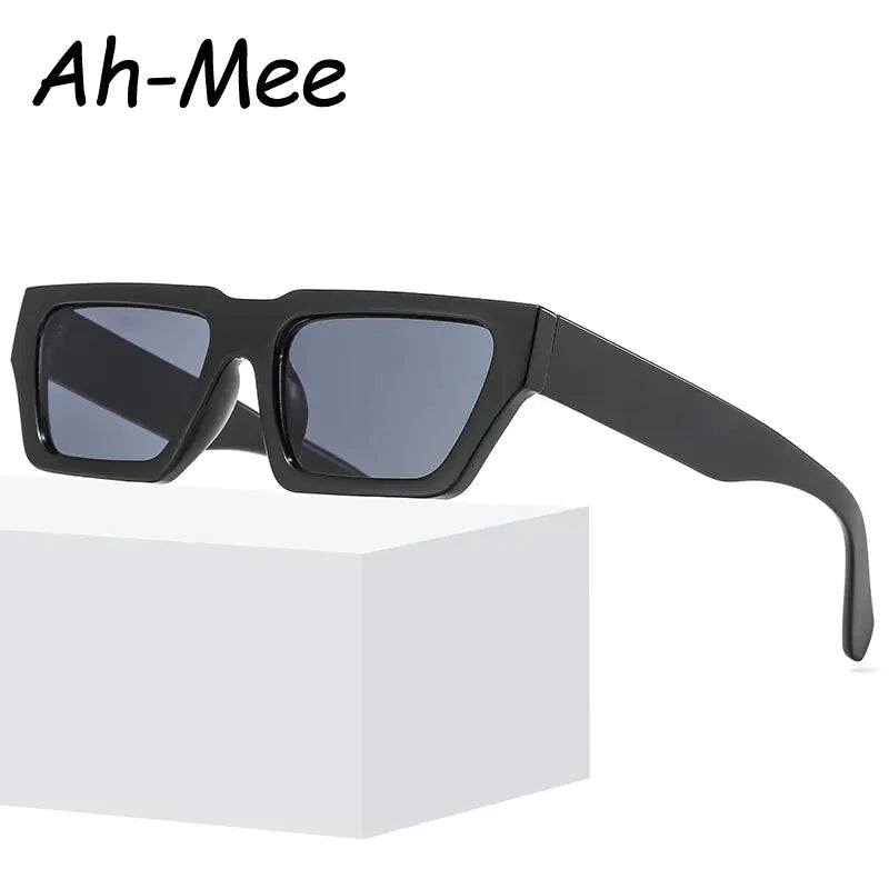 🔲: Vintage Square Frame Sunglasses - Hip-Hop Retro Style UV400