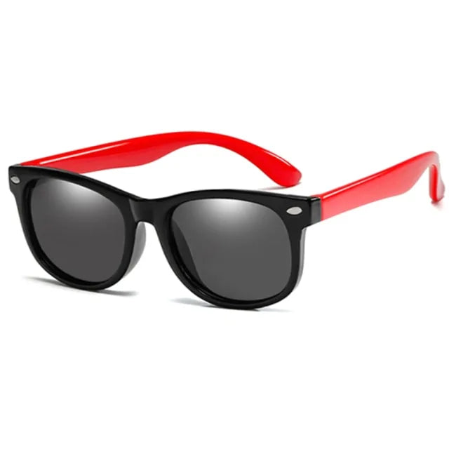 👶: Kids Round Polarized Sunglasses - Stylish UV Protection for Children