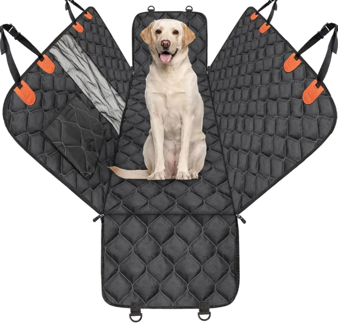 🚗: Pet Travel Rear Seat Cushion with Dog Toilet