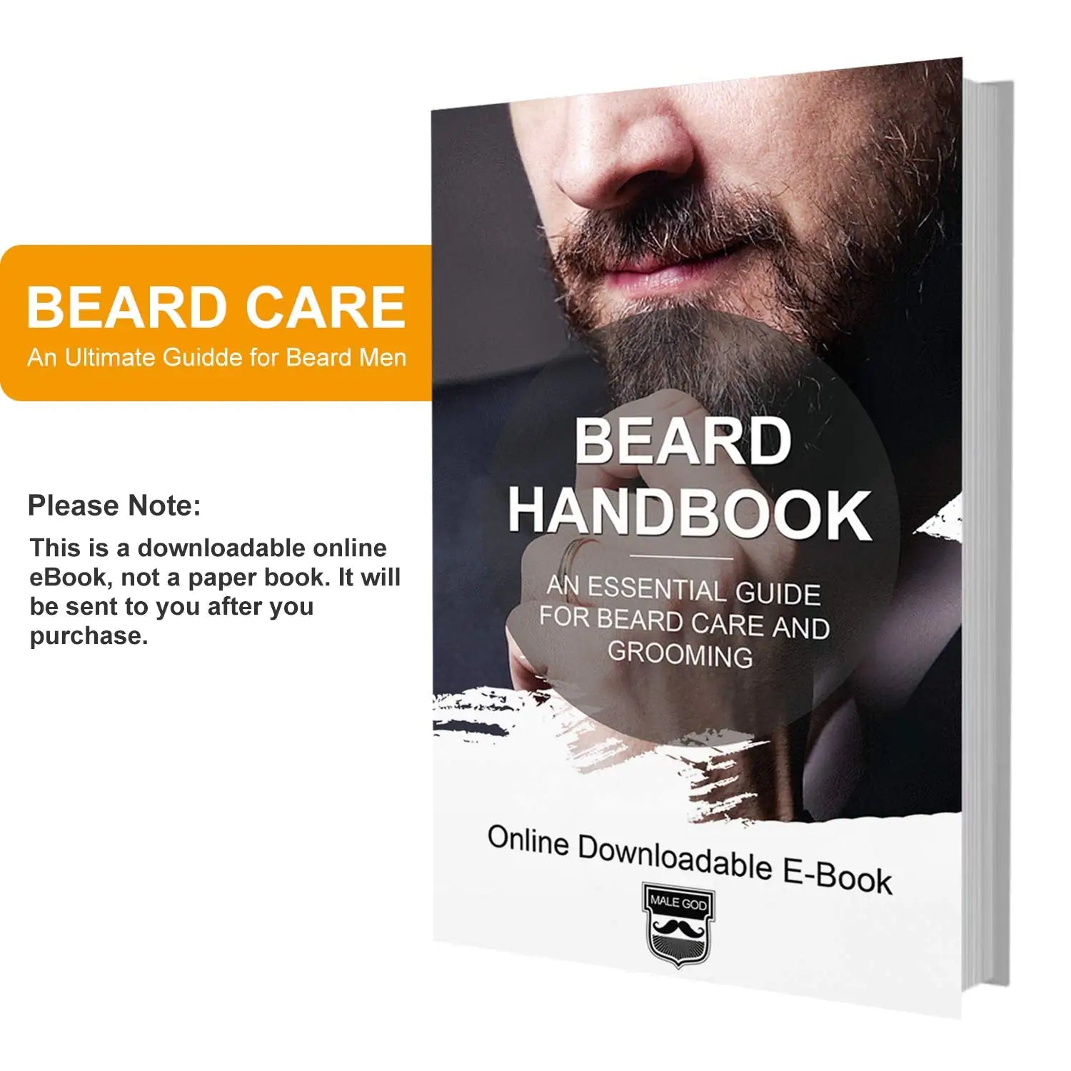 🧔: MALE GOD Beard Growth Kit - Complete Care System with Oil, Balm, Comb & Massager