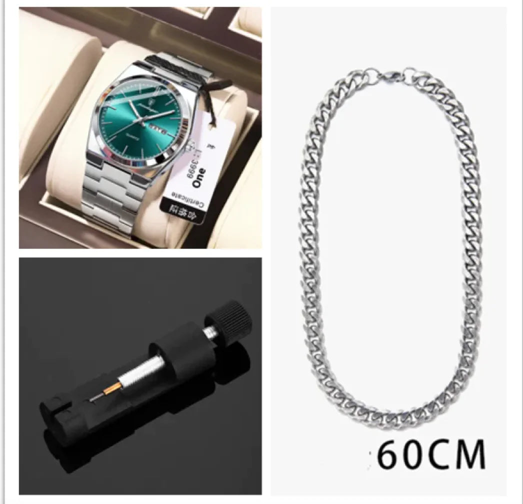 ⌚: Ultra-Thin Waterproof Men's Quartz Watch - 5mm Slim Profile 50M Resistant