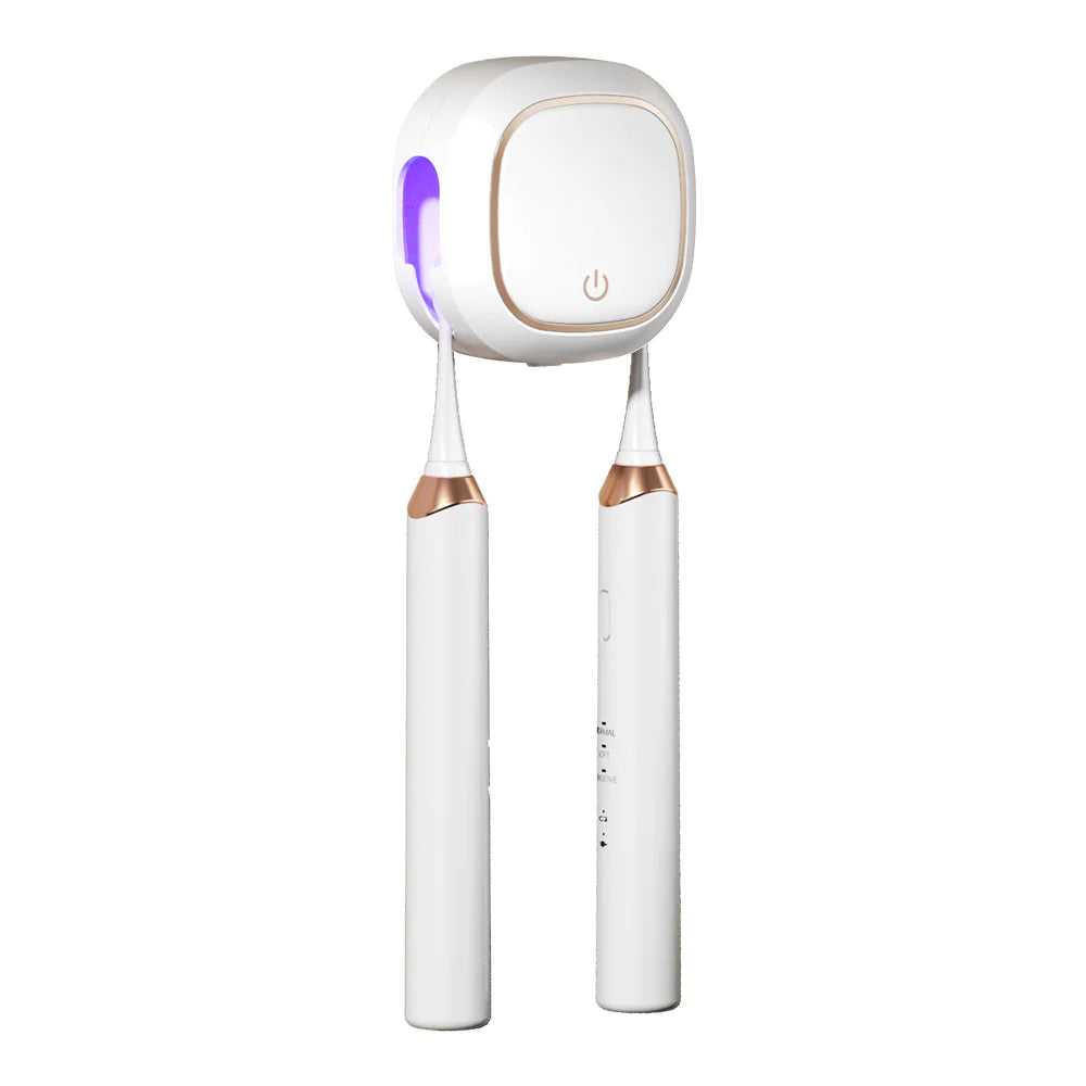 🦷: Wall-Mounted Electric Toothbrush Holder - Space-Saving Bathroom Organizer