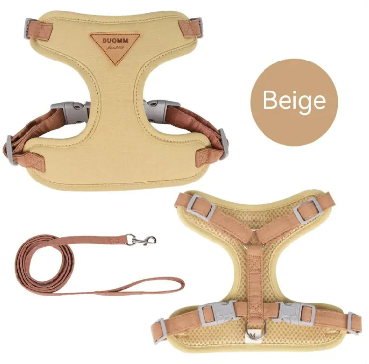 🦮: Small Dog Anti-Breaking Harness & Leash - Secure Safety Set