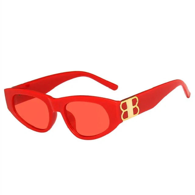 🔲: Small Square Frame Sunglasses Retro - Trendy UV400 Protection