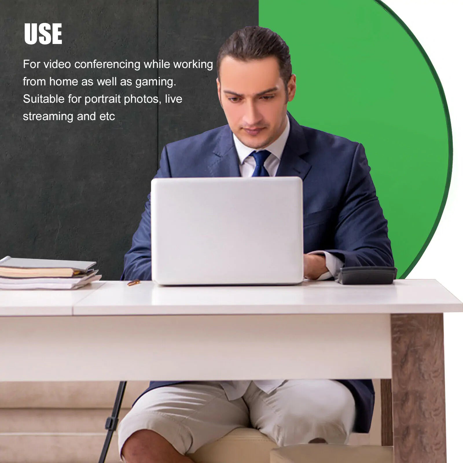 🎬: Green Backdrop for Photo/Video - Professional Chroma Key Screen for Content Creation