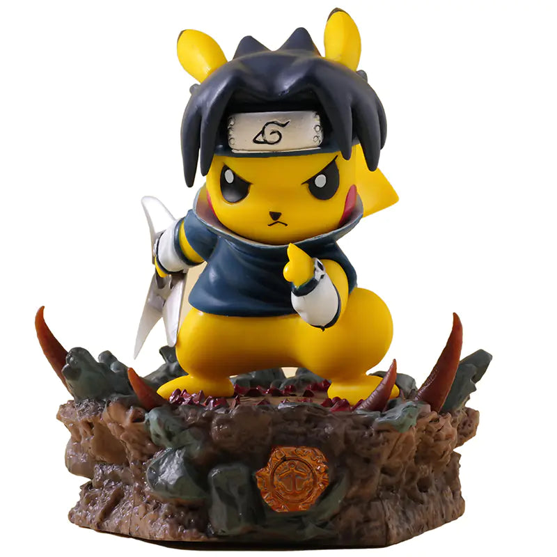 🎮: Pikachu Cosplay Figure - Naruto Hidan Model Toy