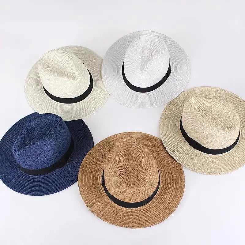 🌴: Unisex Panama Straw Hats - Tropical Style Summer Headwear