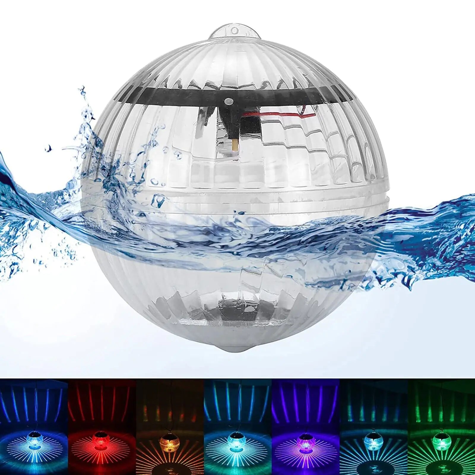 💡: Solar LED Floating Pool Light - RGB Color Changing Garden Pond Lamp