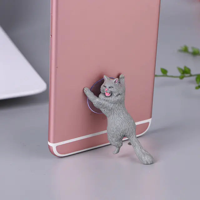 🐱: Cat Suction Cup Phone Holder - Reinforced Cute Phone Stand
