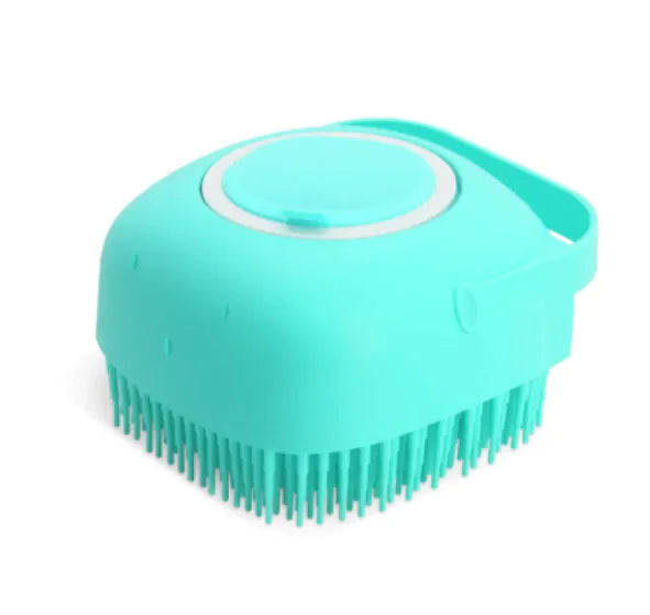 🧴: Pet Shampoo Brush and Massage Comb - 2-in-1 Grooming Tool with Dispenser