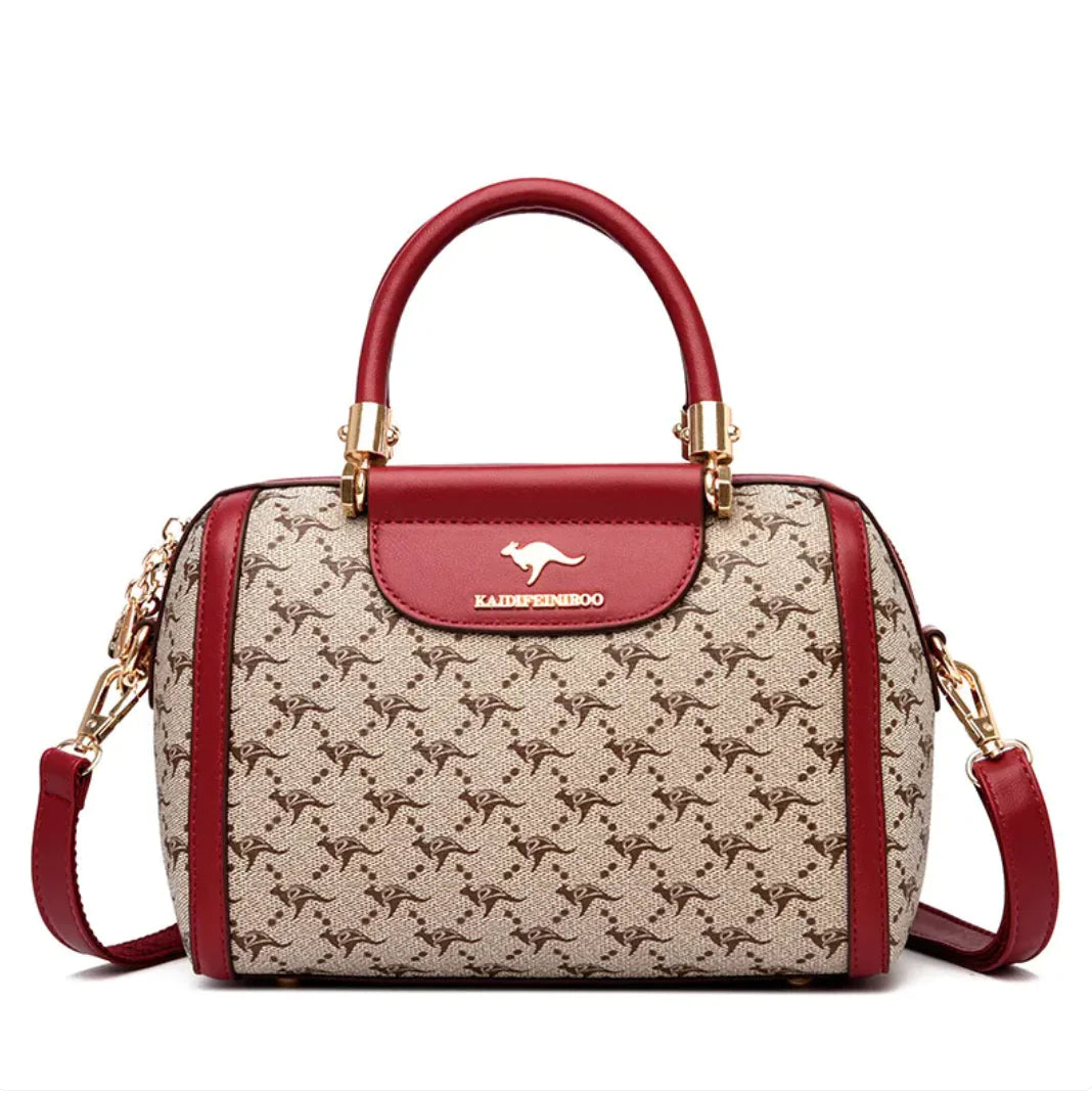 👜: Printed Fashion Shoulder Bag - Eye-Catching European Retro Style