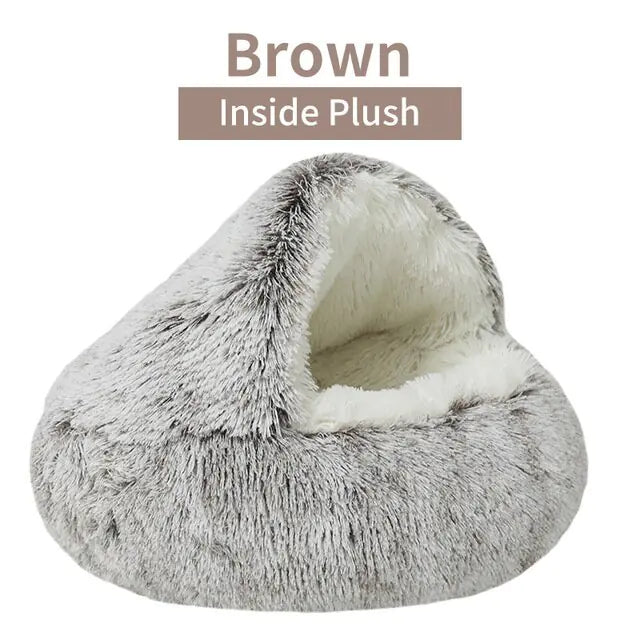 🐱: Plush Round Cat Bed - Luxurious Circular Comfort Haven
