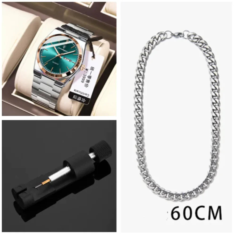 ⌚: Ultra-Thin Waterproof Men's Quartz Watch - 5mm Slim Profile 50M Resistant