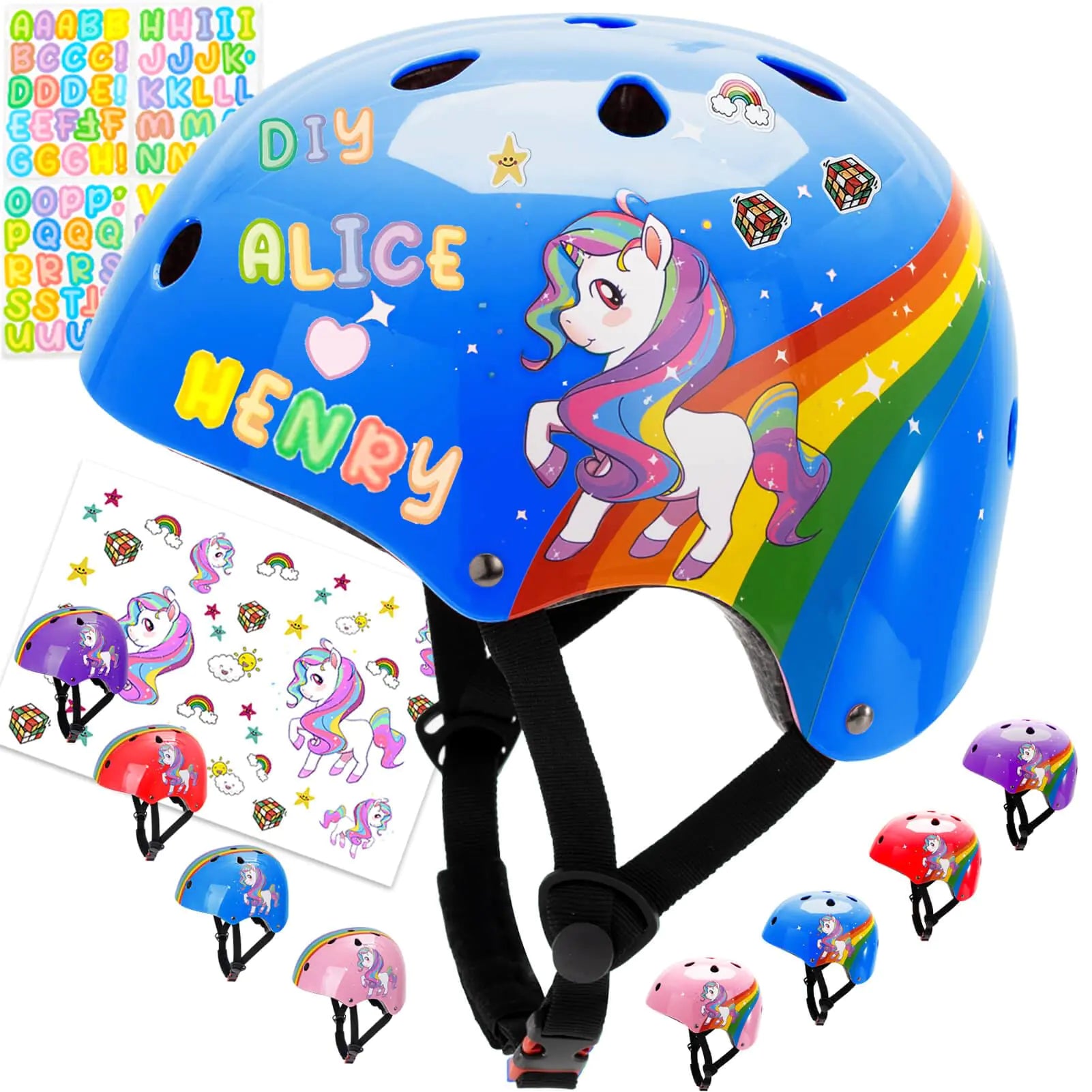 🦄: Unicorn Helmet for Kids - Magical Safety Protection for Ages 3-14