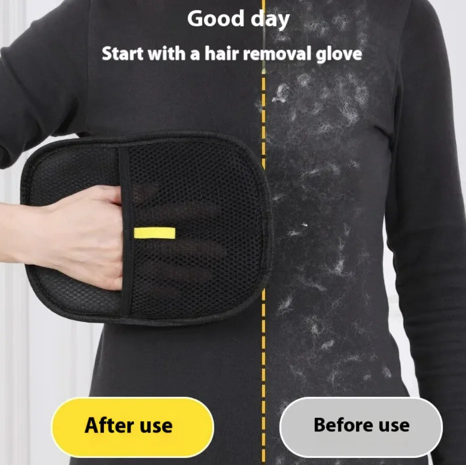 🧤: Electrostatic Pet Hair Grooming Gloves - Remove Loose Fur & Dander
