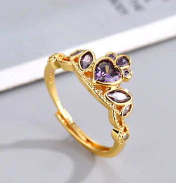 💎: Love Princess Zircon Wind Ring - Romantic Fairy Tale Jewelry