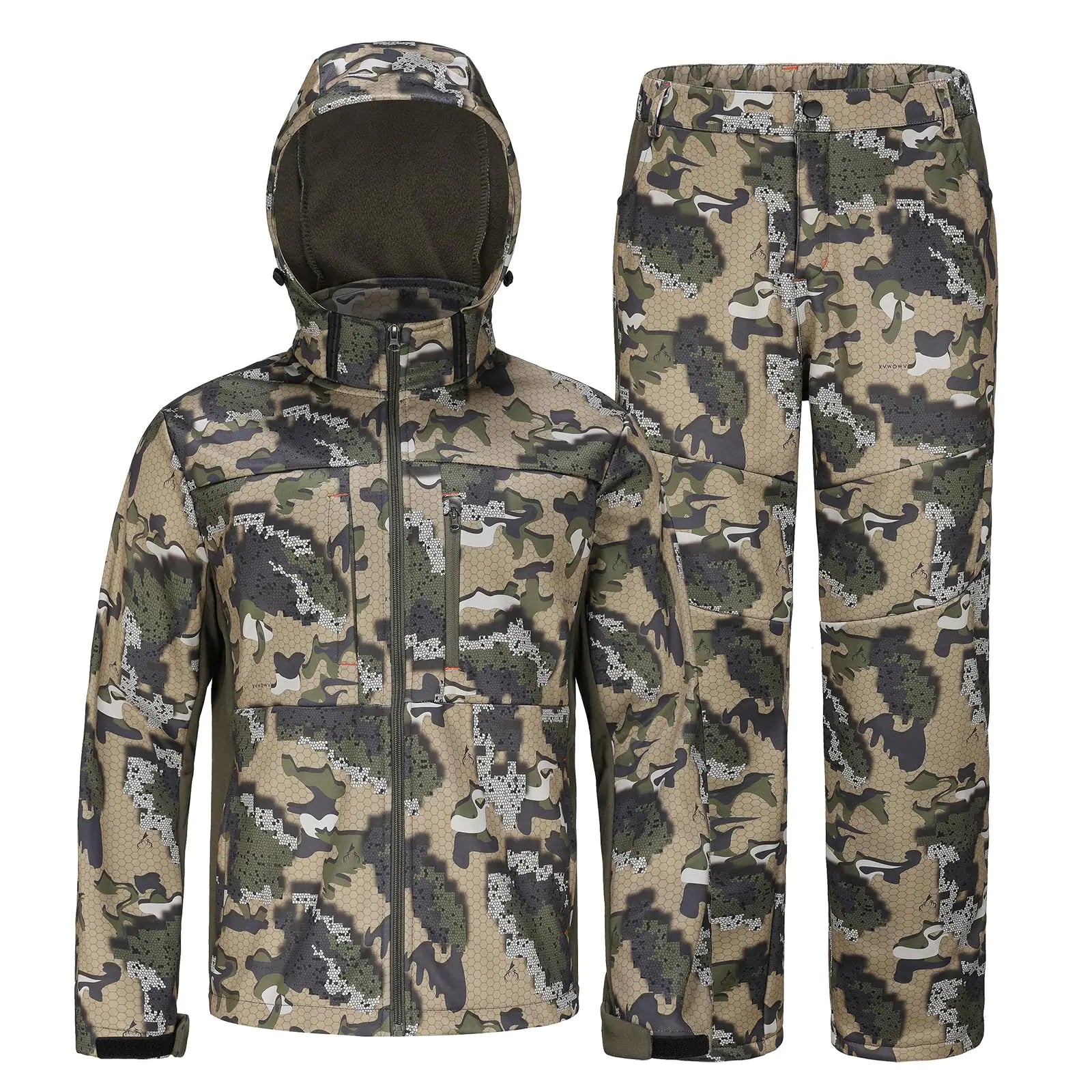 🏹: UIIHUNT Premium Hunting Suit - Fleece Lined Camo Jacket & Pants Set
