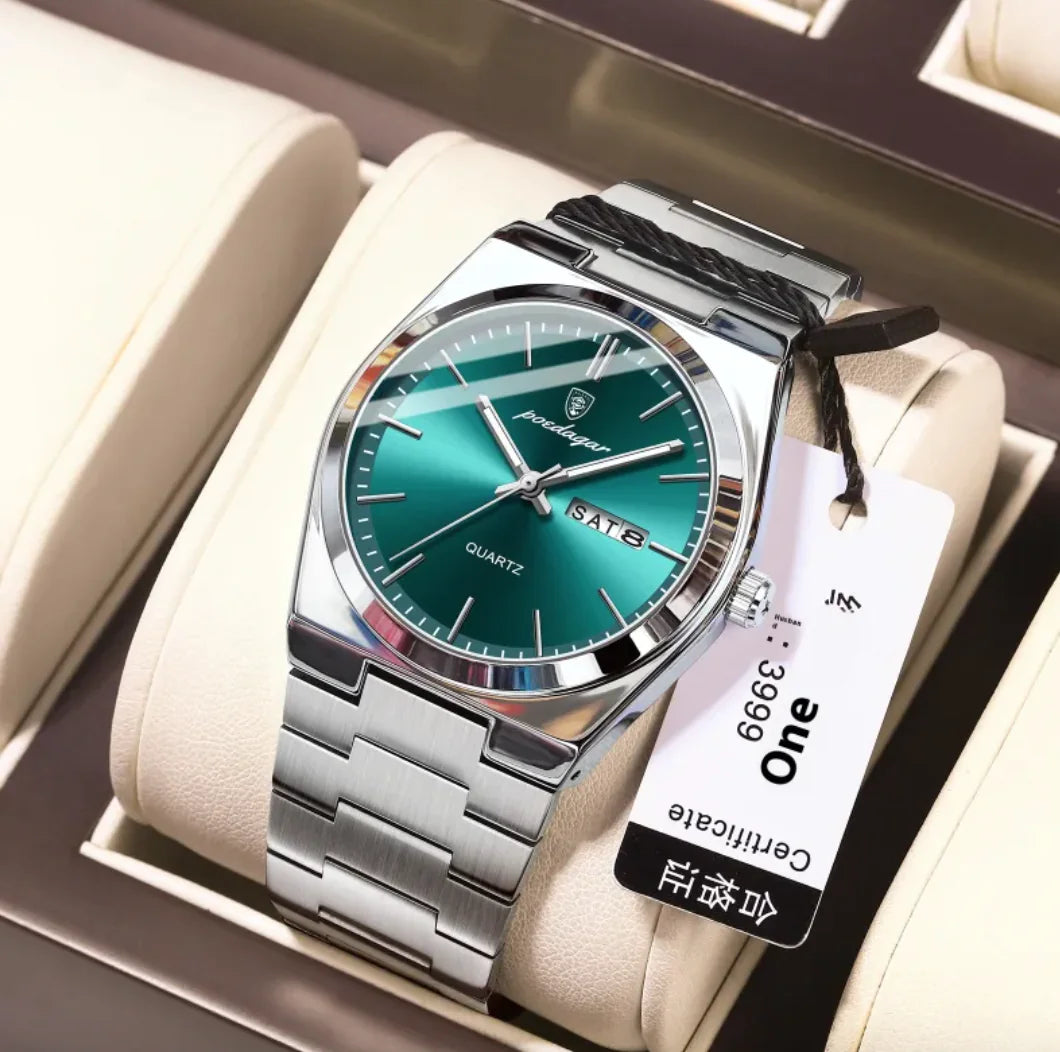 ⌚: Ultra-Thin Waterproof Men's Quartz Watch - 5mm Slim Profile 50M Resistant