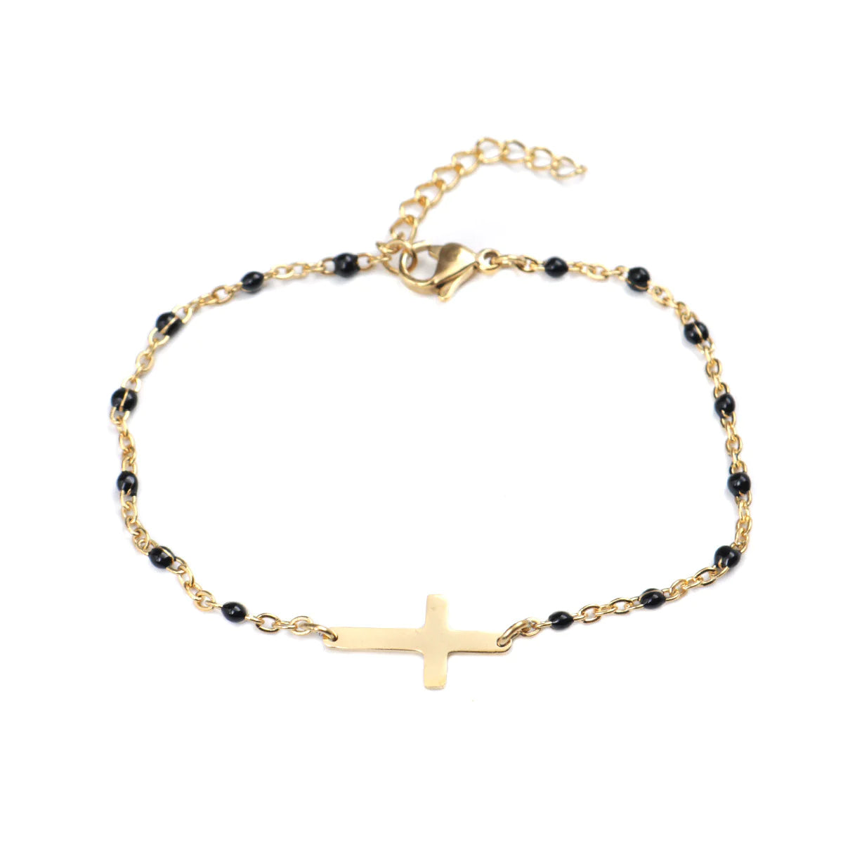 ✝️: Cross Stainless Steel Bracelet