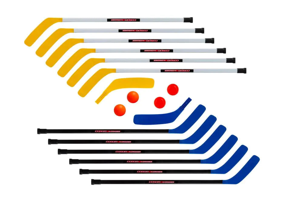 🏒: Cosom Junior Hockey Set - 20-Piece Kids Floor & Street Hockey Equipment