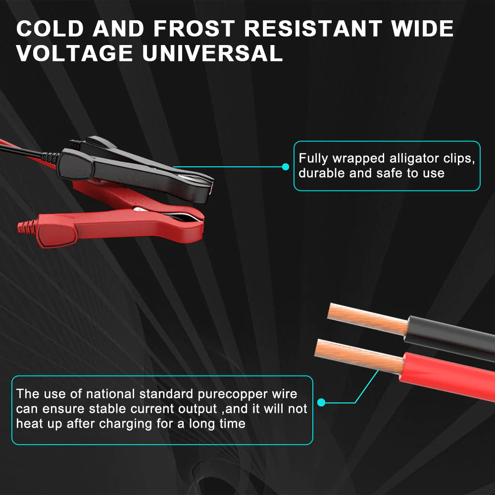 🔋: 12V 6A Smart Battery Charger - AGM Lead-Acid Marine & Automotive Charger