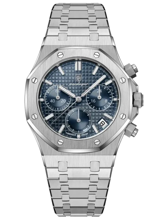 ⌚: Quartz Men's Watch - Classic Metal Construction Timepiece