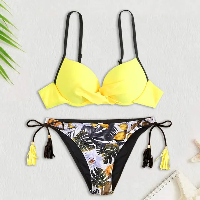 👙: Sexy Push-Up Bikini Set