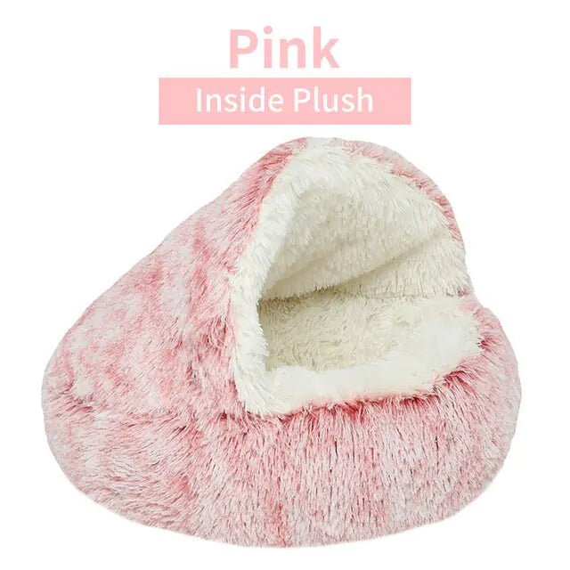 🐱: Plush Round Cat Bed - Luxurious Circular Comfort Haven