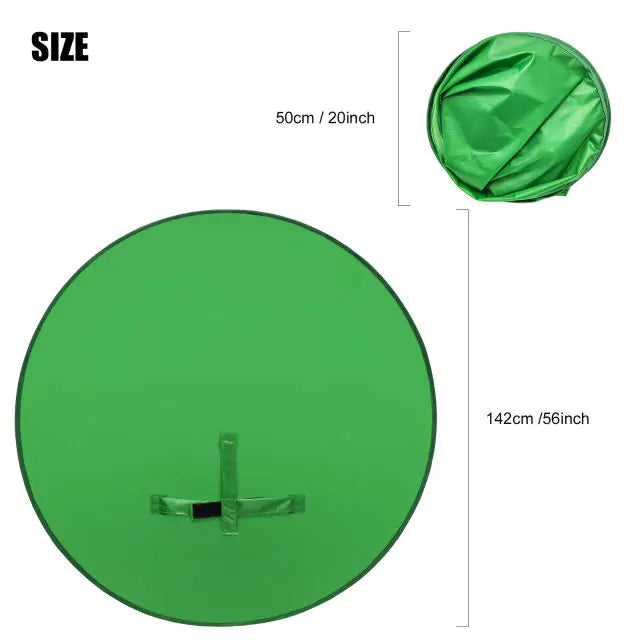 🎬: Green Backdrop for Photo/Video - Professional Chroma Key Screen for Content Creation