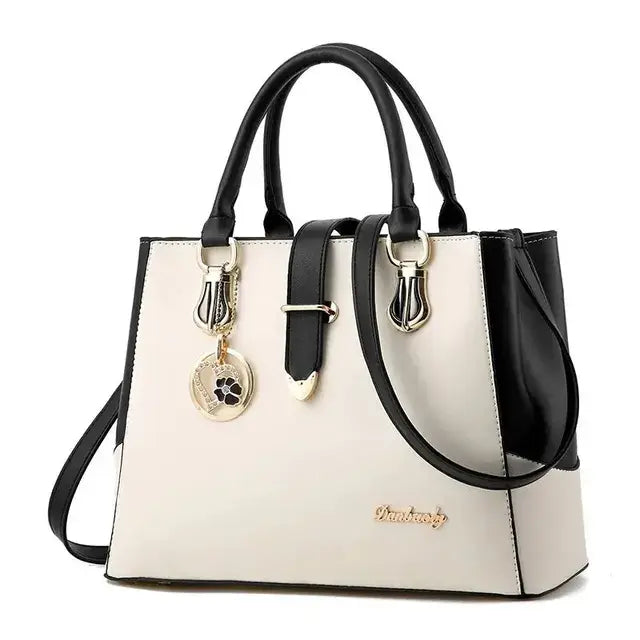 👜: Women's Contrast Simple One Shoulder Handbag