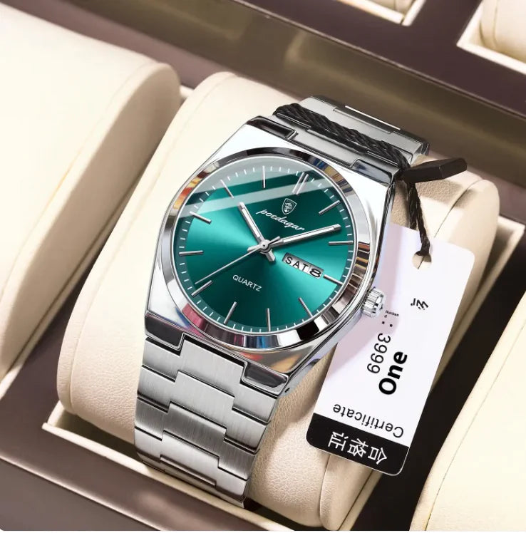 ⌚: Men's Ultra-Thin Luminous Waterproof Quartz Watch - Premium Slim Design