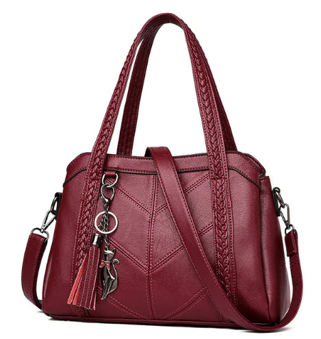 👜: Vdisi Wild Fashion Soft Leather Tote - Premium Large Capacity