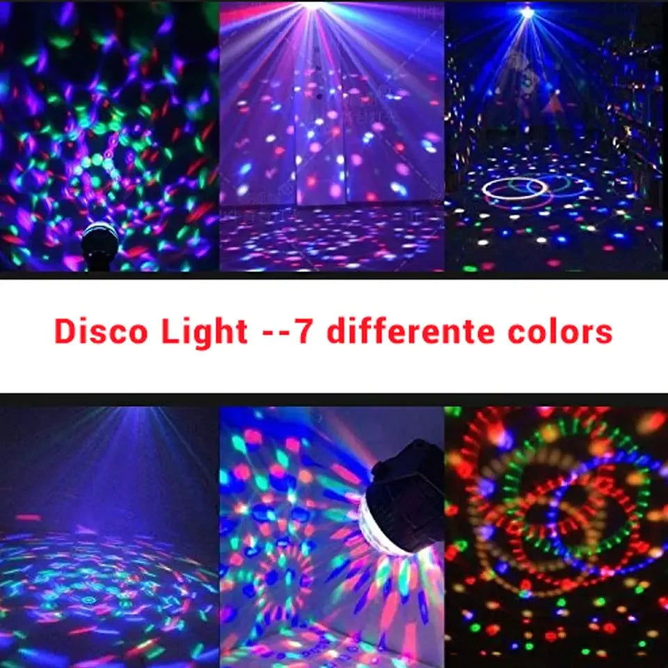 🕺: Disco Party Lights Strobe LED DJ Ball - Sound Activated Dance Lamp