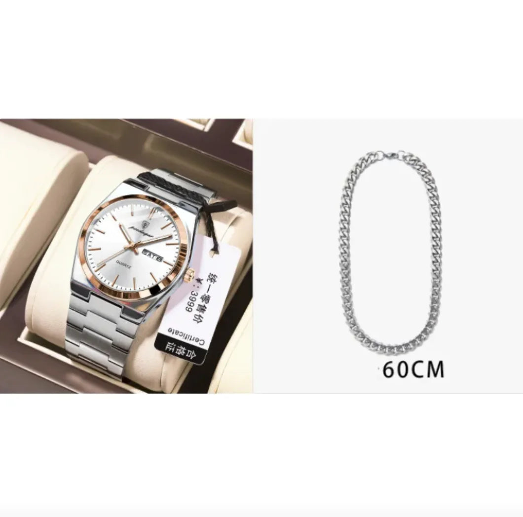 ⌚: Ultra-Thin Waterproof Men's Quartz Watch - 5mm Slim Profile 50M Resistant