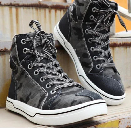 🥾: Men's Summer Motorcycle Casual Riding Short Boots