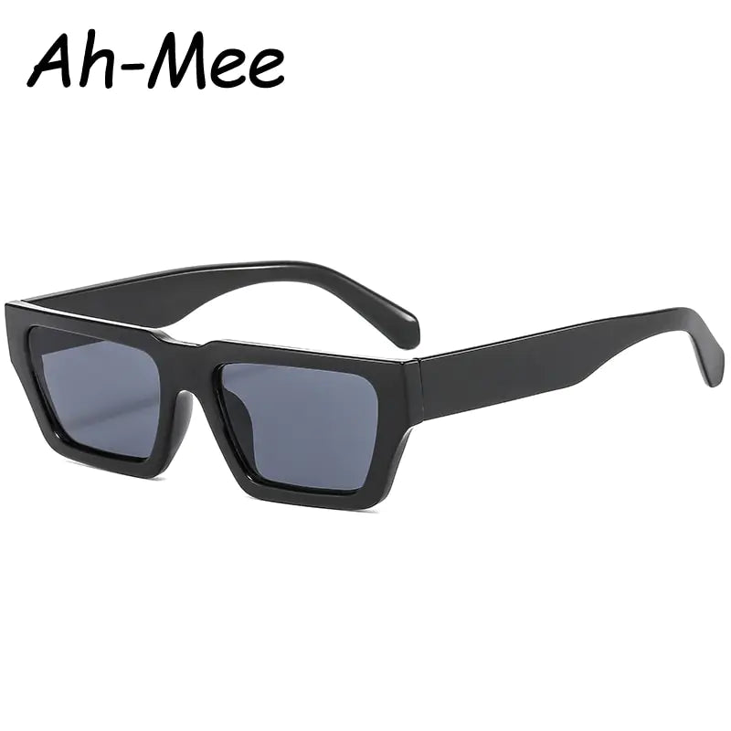 🔲: Vintage Square Frame Sunglasses - Hip-Hop Retro Style UV400