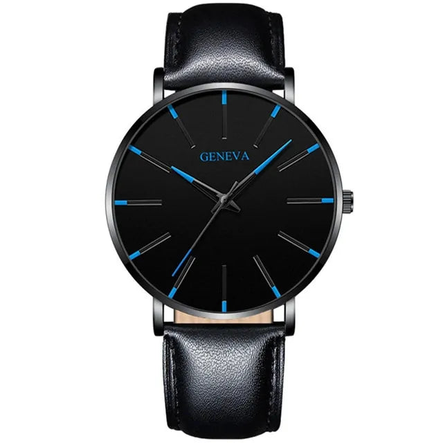 ⌚: Ultra Thin Quartz Watches For Men - Premium Minimalist Timepiece