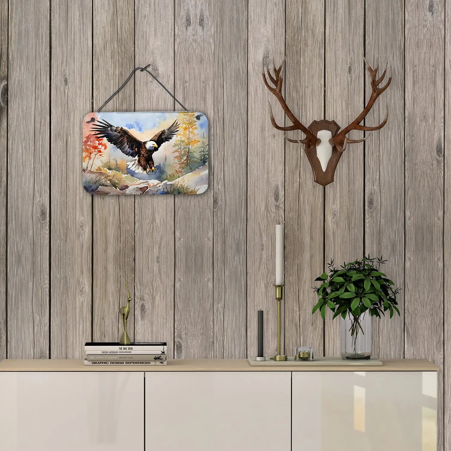 🦅: Eagle Wall Hanging Prints - Patriotic Door Art Decor