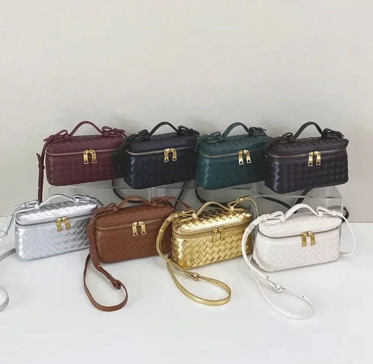 🧺: Woven Box Bag