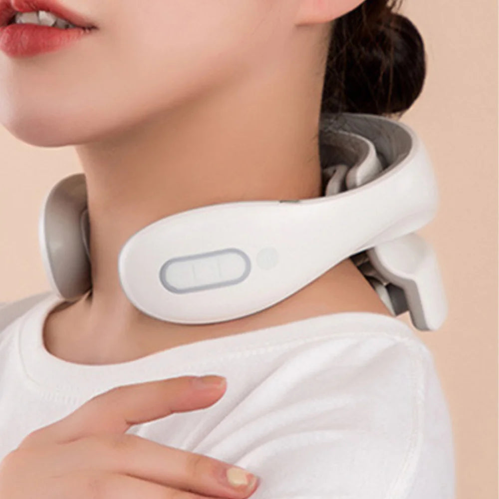 🦴: Neck Deep Tissue Portable & Rechargeable Neck Massager - Targeted Relief Device